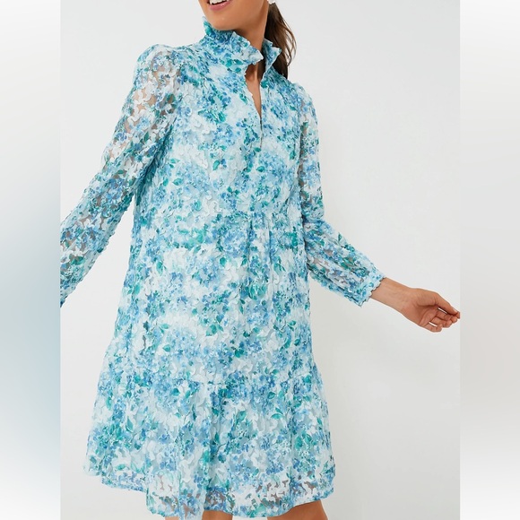 TUCKERNUCK Water's Edge Hydrangea Organza Palmerston Dress - Picture 5 of 15